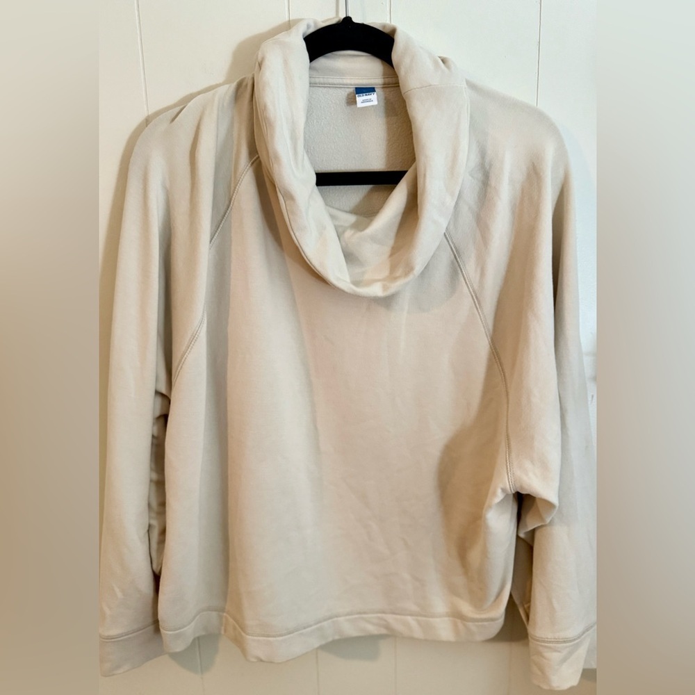 OLD NAVY Cozy-Knit Cowl-Neck Lounge Top XL